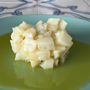 Tartar de bacalao